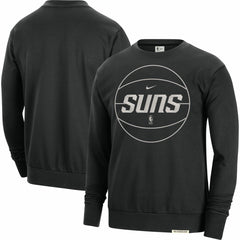 Phoenix Suns 2023/24 Authentic Standard Issue Travel Performance Pullover Sweatshirt Black - NBA