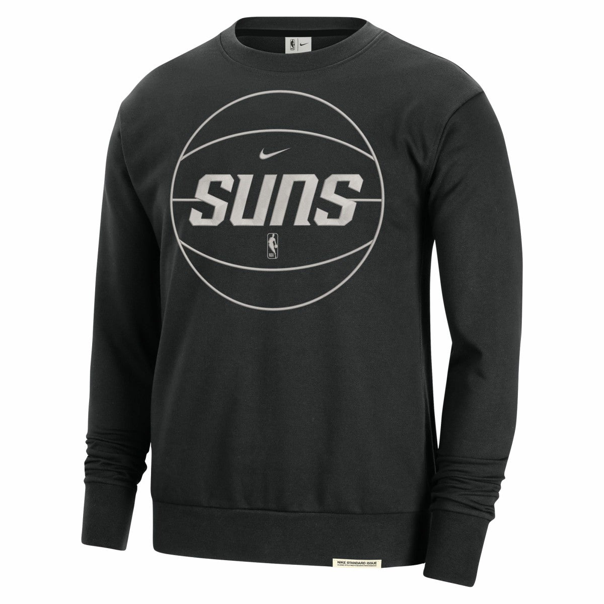 Phoenix Suns 2023/24 Authentic Standard Issue Travel Performance Pullover Sweatshirt Black - NBA