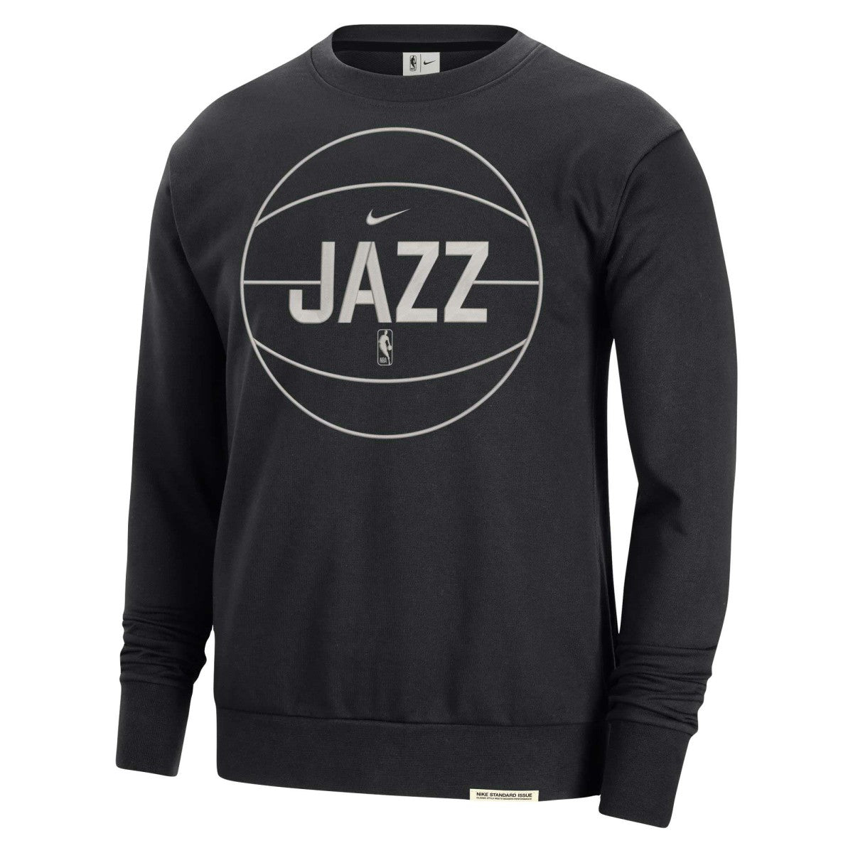 Utah Jazz 2023/24 Authentic Standard Issue Travel Performance Pullover Sweatshirt Black - NBA