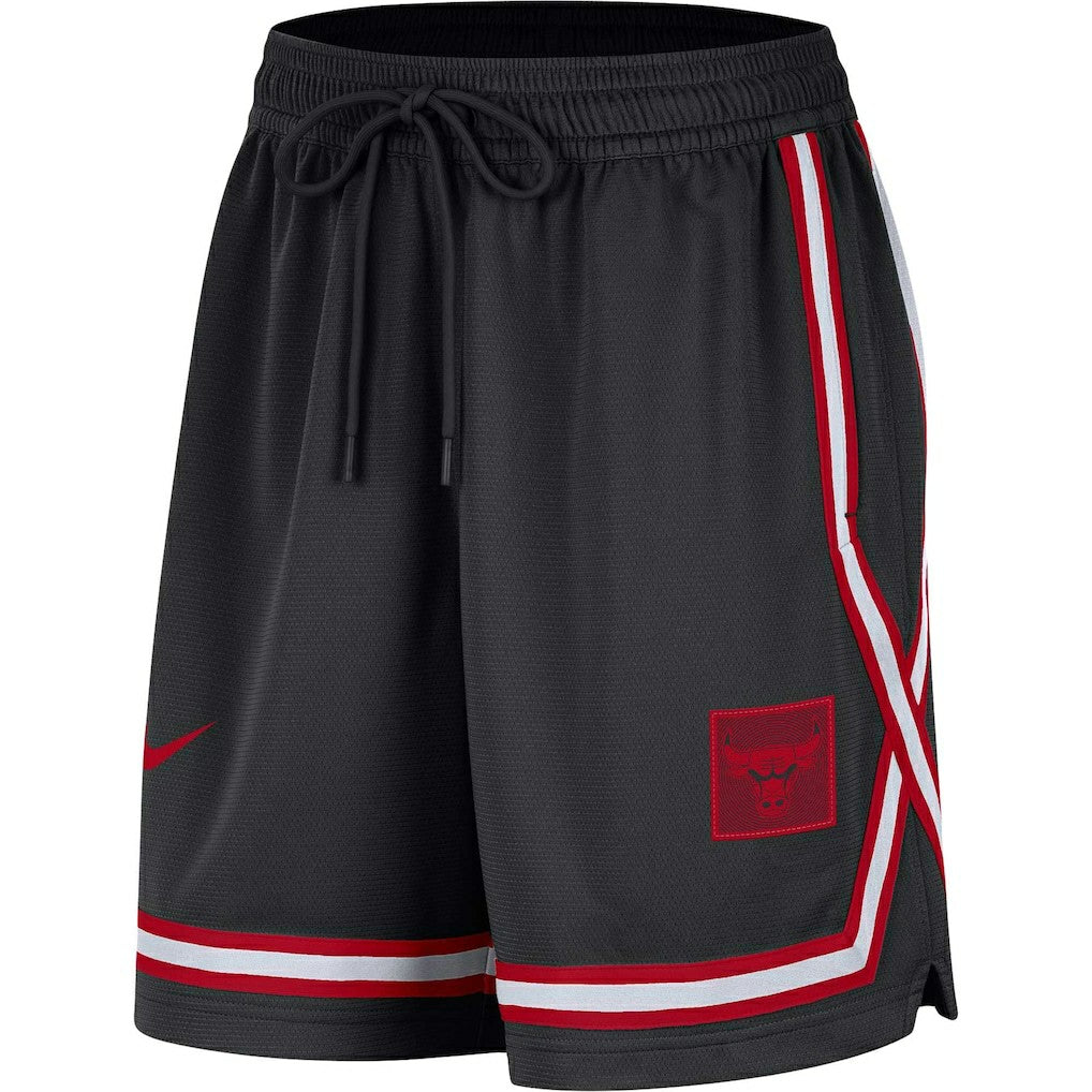 Chicago Bulls Women's Sideline Fly Crossover Performance Shorts Black - NBA