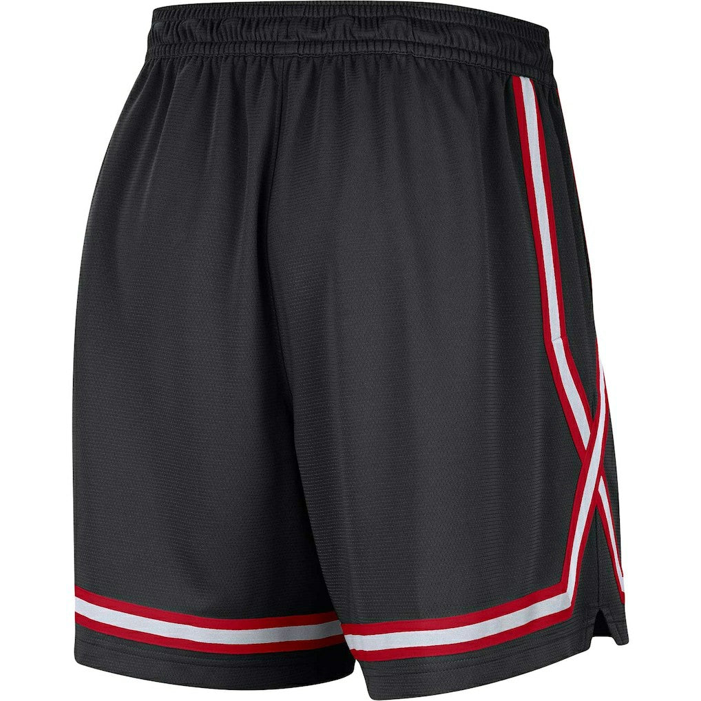 Chicago Bulls Women's Sideline Fly Crossover Performance Shorts Black - NBA