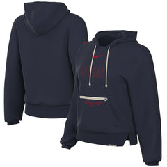 Philadelphia 76ers Women's Courtside Standard Issue Performance Pullover Hoodie Navy - NBA