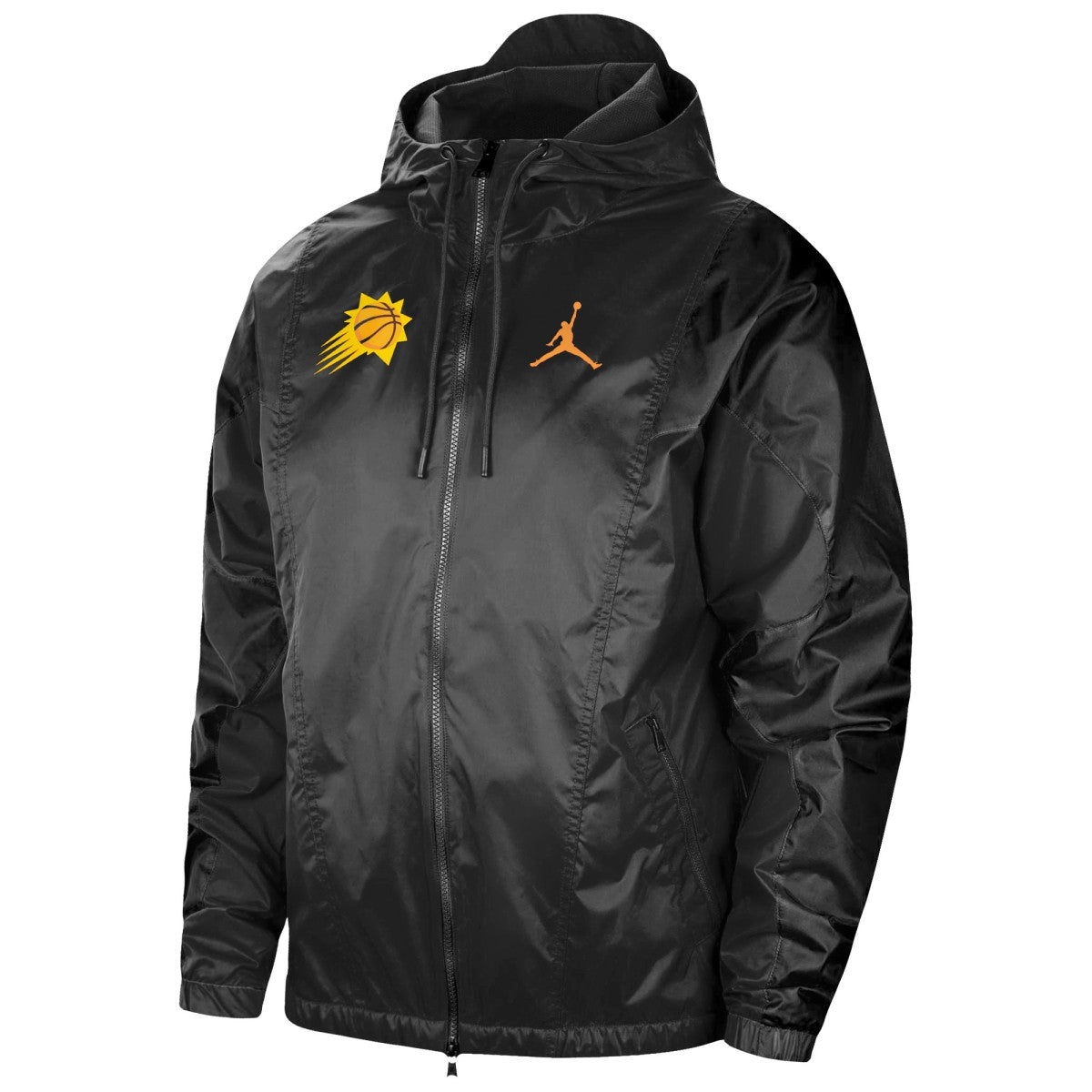 Phoenix Suns Jordan Brand Authentic Statement Edition Full-Zip Windbreaker Black - NBA