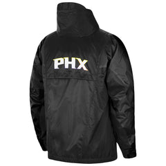 Phoenix Suns Jordan Brand Authentic Statement Edition Full-Zip Windbreaker Black - NBA