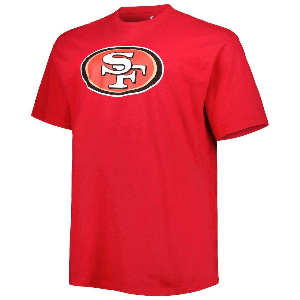 Christian McCaffrey San Francisco 49ers Big & Tall Player Name & Number T-Shirt Scarlet | Fanatics