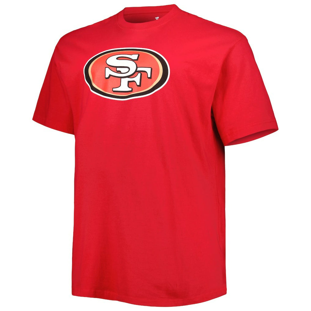 Christian McCaffrey San Francisco 49ers Big & Tall Player Name & Number T-Shirt Scarlet | Fanatics