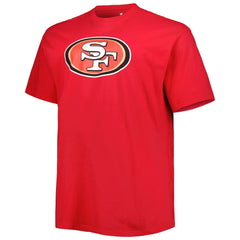 Christian McCaffrey San Francisco 49ers Big & Tall Player Name & Number T-Shirt Scarlet | Fanatics