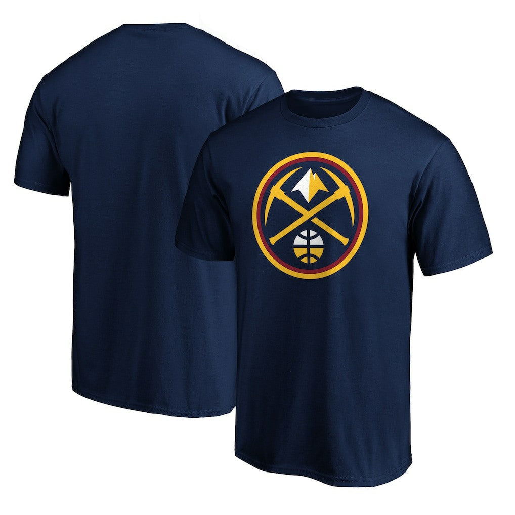 Denver Nuggets Team Primary Logo T-Shirt Navy - NBA