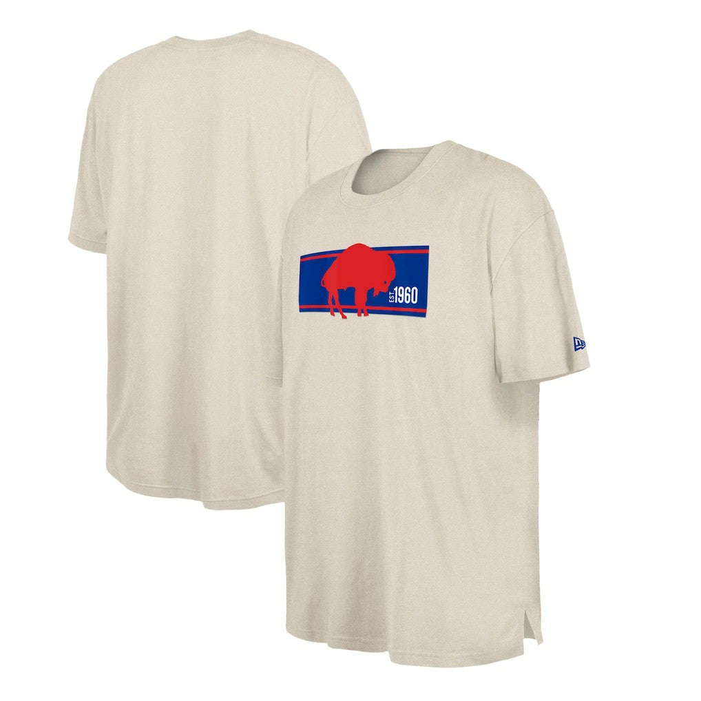 Buffalo Bills New Era Third Down Big & Tall Historic T-Shirt Cream | NFL