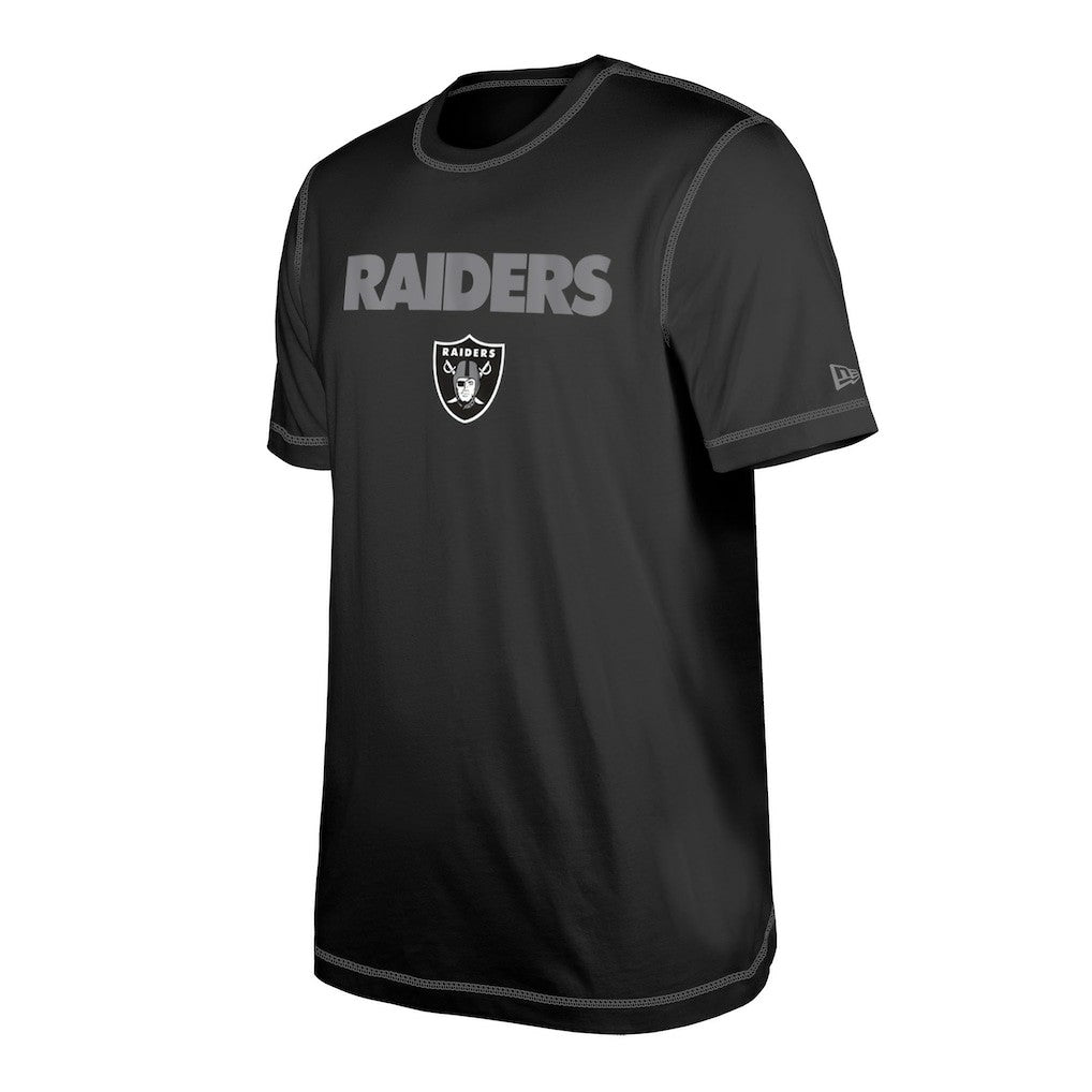 Las Vegas Raiders New Era Third Down Puff Print T-Shirt Black | NFL