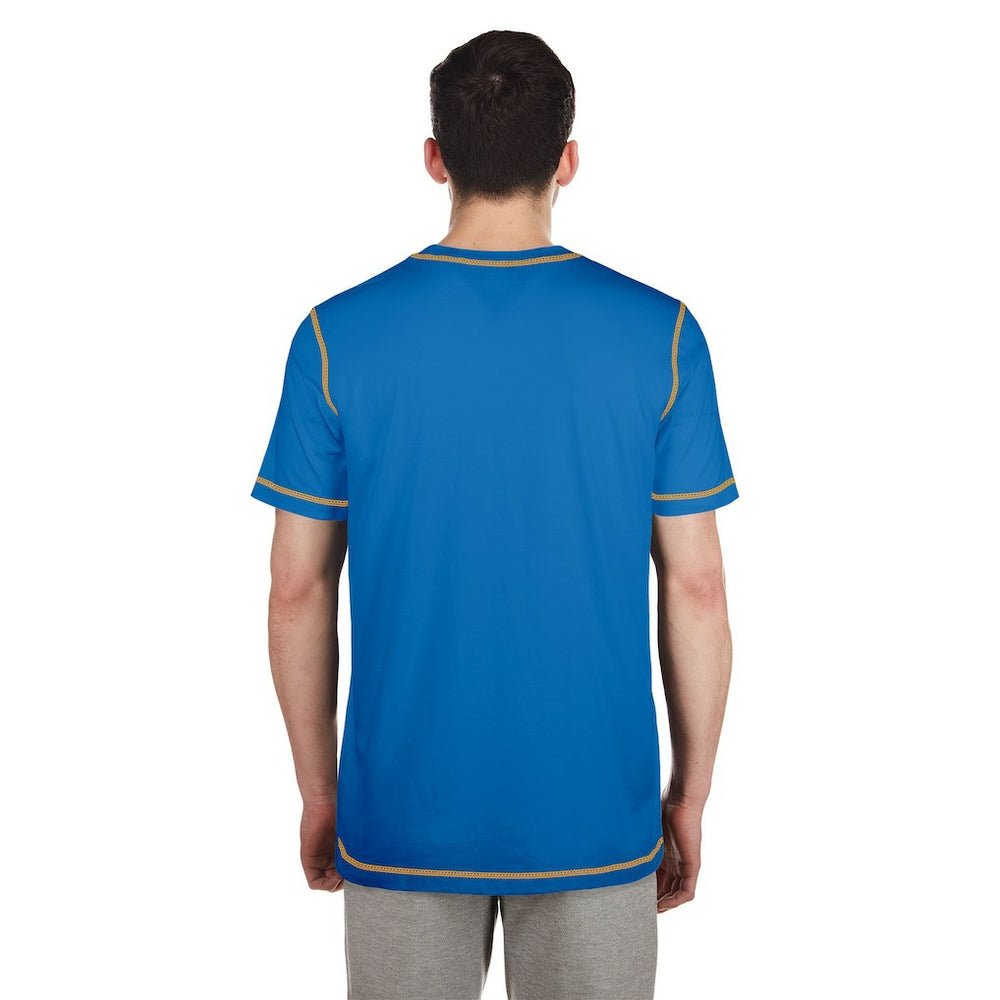 Los Angeles Chargers New Era Third Down Puff Print T-Shirt Blue | NFL