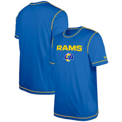 Los Angeles Rams New Era Third Down Puff Print T-Shirt Royal | NFL