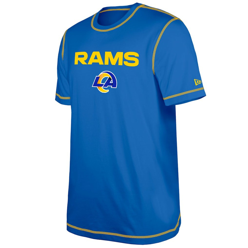 Los Angeles Rams New Era Third Down Puff Print T-Shirt Royal | NFL