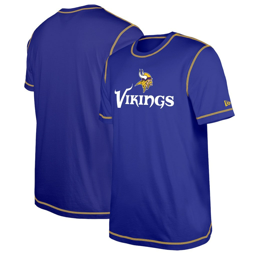 Minnesota Vikings New Era Third Down Puff Print T-Shirt Purple | NFL