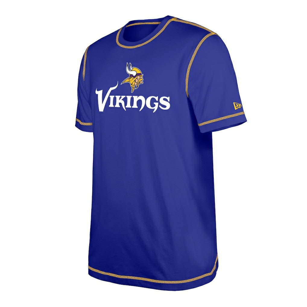 Minnesota Vikings New Era Third Down Puff Print T-Shirt Purple | NFL