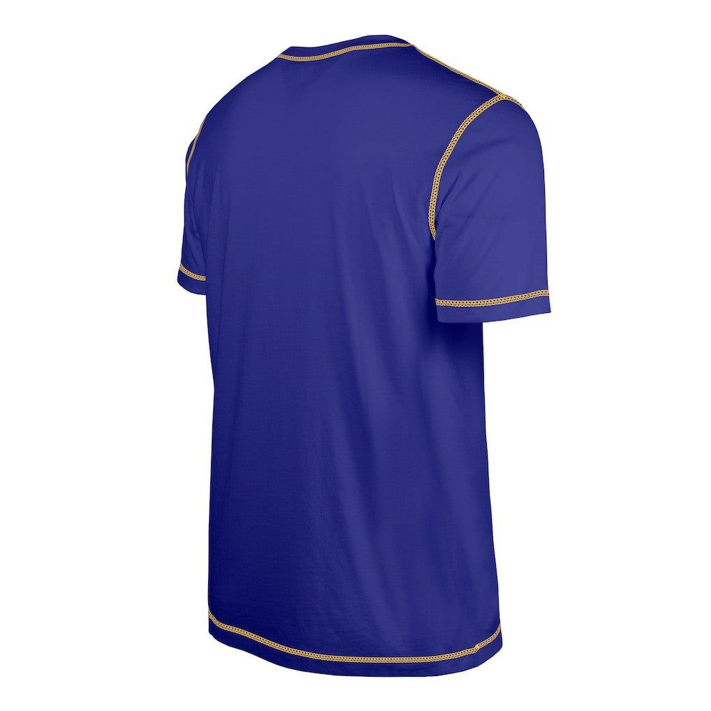 Minnesota Vikings New Era Third Down Puff Print T-Shirt Purple | NFL