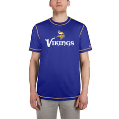 Minnesota Vikings New Era Third Down Puff Print T-Shirt Purple | NFL