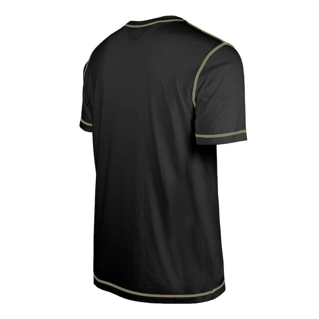 New Orleans Saints New Era Third Down Puff Print T-Shirt Black | NFL