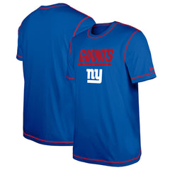 New York Giants New Era Third Down Puff Print T-Shirt Royal | NFL