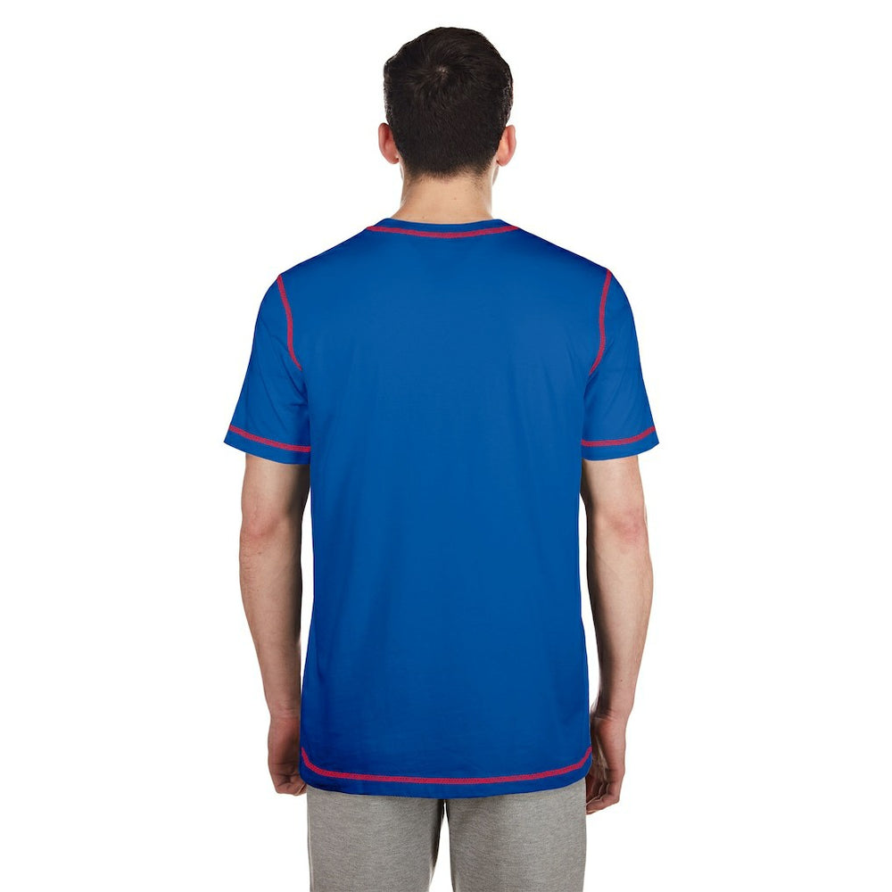 New York Giants New Era Third Down Puff Print T-Shirt Royal | NFL
