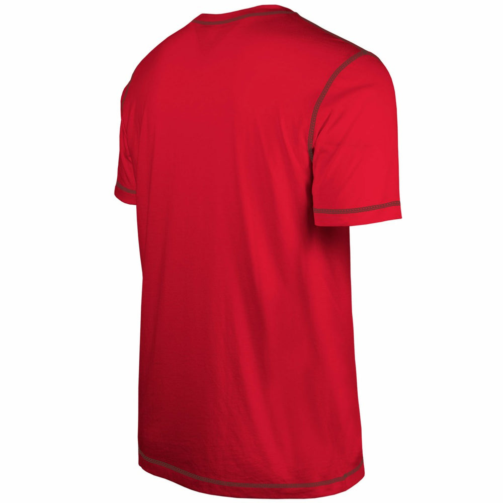 Tampa Bay Buccaneers New Era Third Down Puff Print T-Shirt Red | NFL