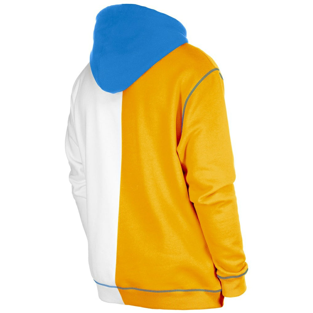 Los Angeles Chargers New Era Third Down Split Raglan Pullover Hoodie Gold/White | NFL