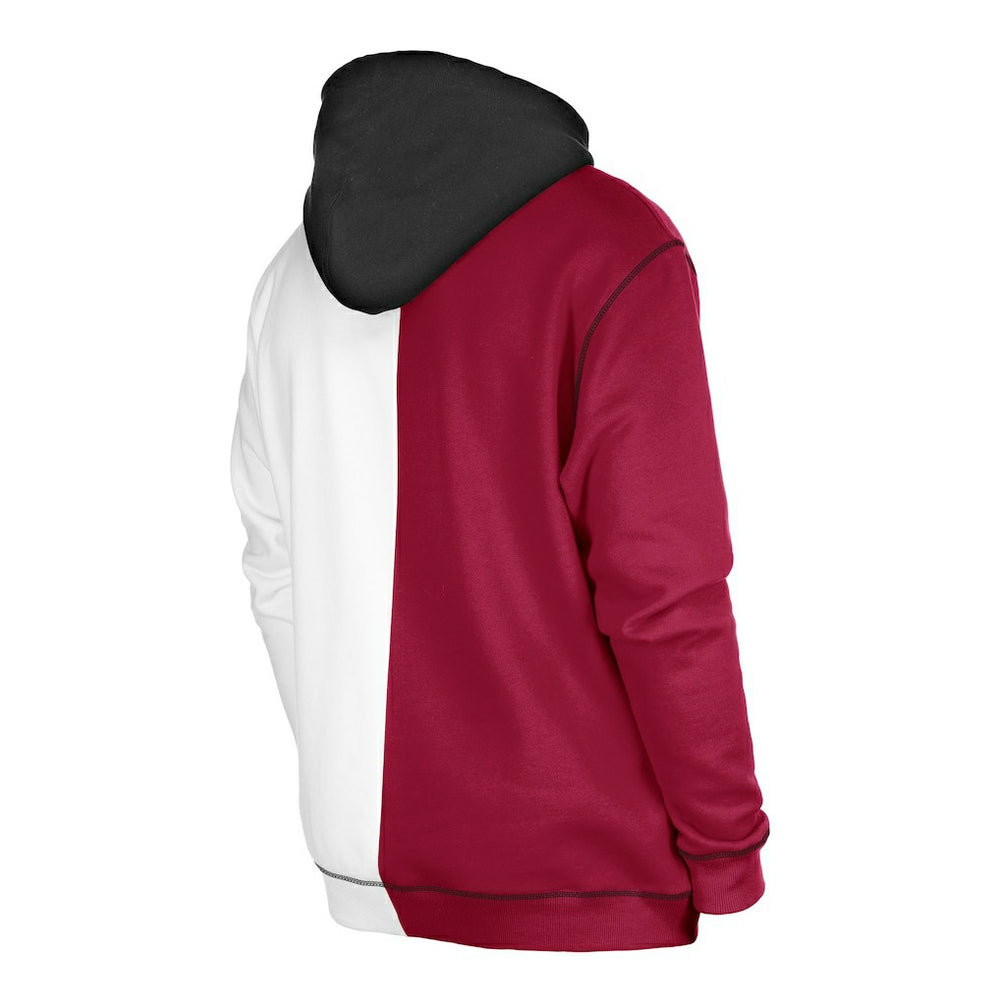 Washington Commanders New Era Third Down Split Raglan Pullover Hoodie Burgundy/White | NFL