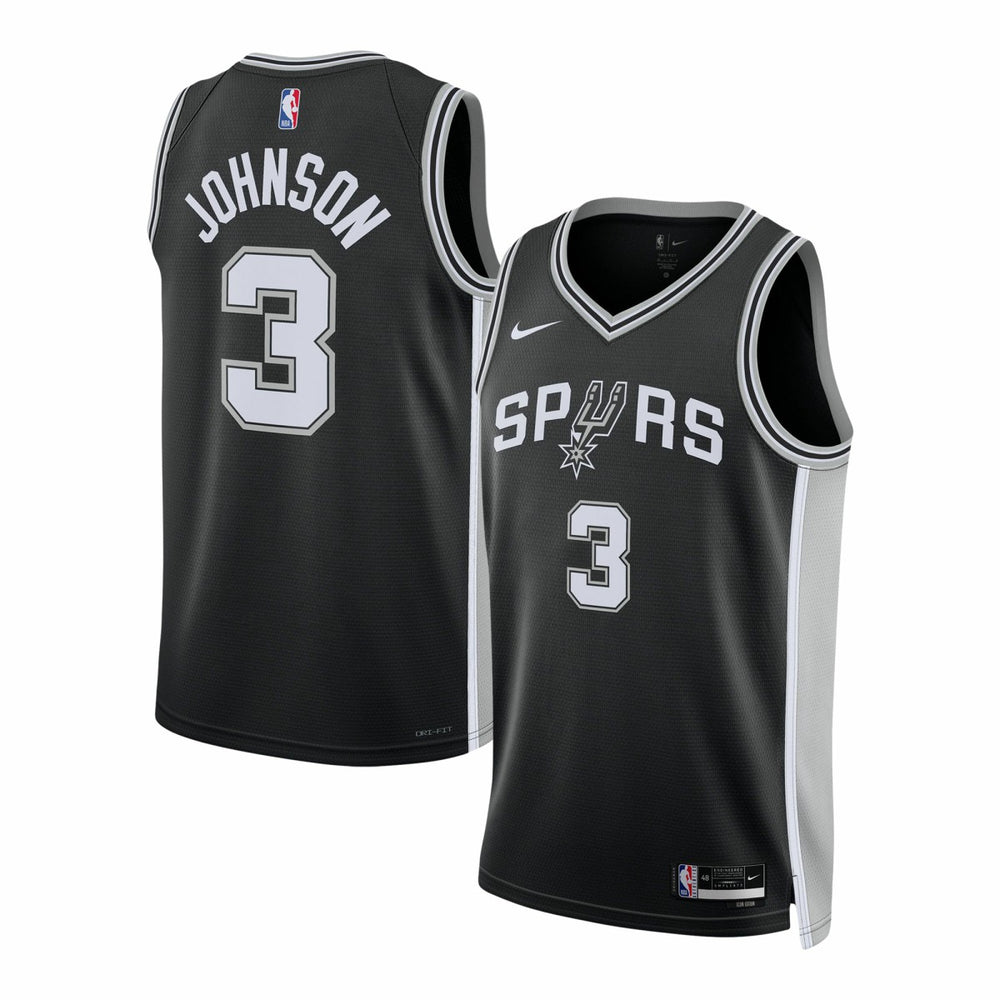 Keldon Johnson San Antonio Spurs Unisex Swingman Jersey Icon Edition Black - NBA