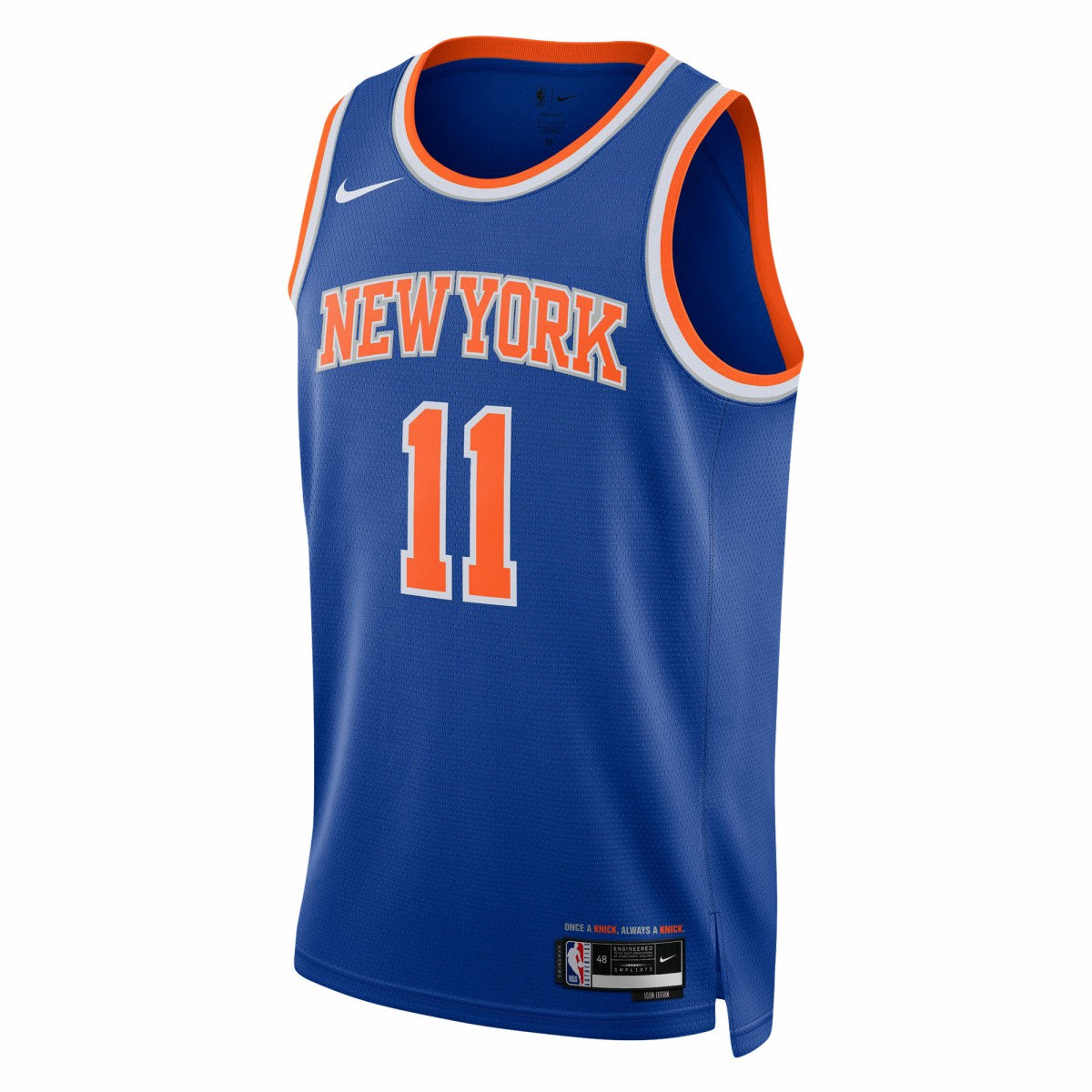 Jalen Brunson New York Knicks Unisex Swingman Jersey Icon Edition Blue - NBA
