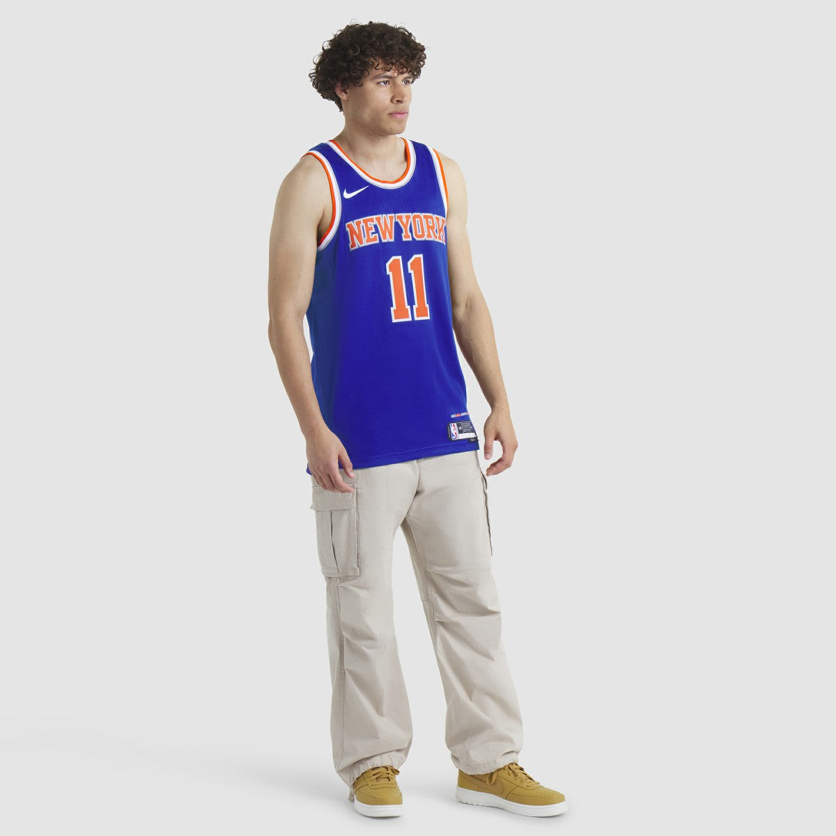 Jalen Brunson New York Knicks Unisex Swingman Jersey Icon Edition Blue - NBA