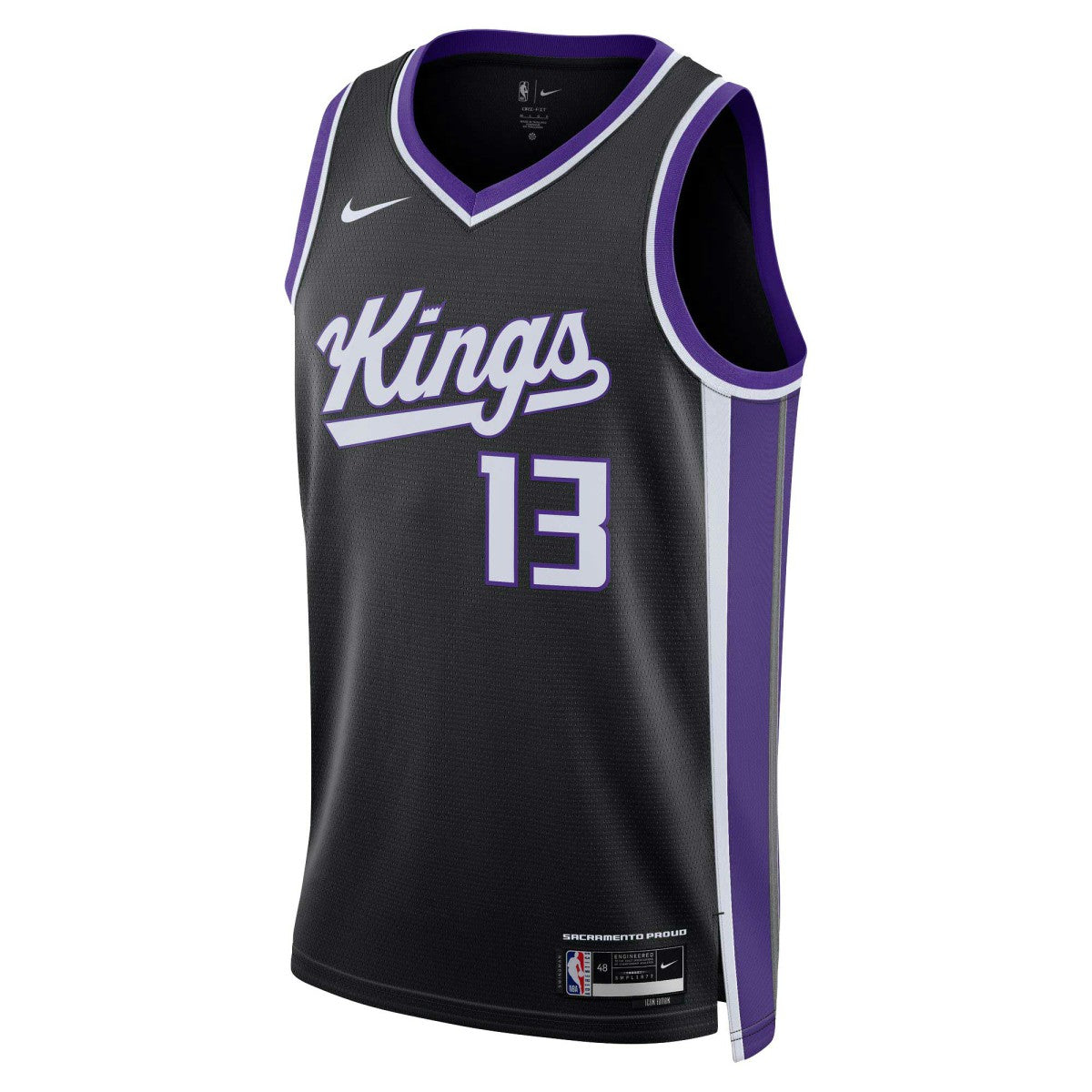 Keegan Murray Sacramento Kings Unisex Swingman Jersey Icon Edition Black - NBA