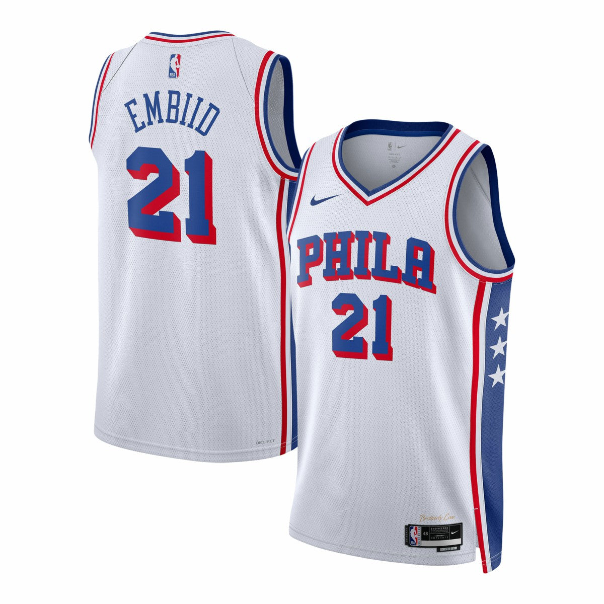 Joel Embiid Philadelphia 76ers Unisex Swingman Jersey Association Edition White - NBA
