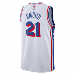 Joel Embiid Philadelphia 76ers Unisex Swingman Jersey Association Edition White - NBA