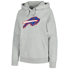 Buffalo Bills New Era Women's Floral Raglan Pullover Hoodie Gray | NFL