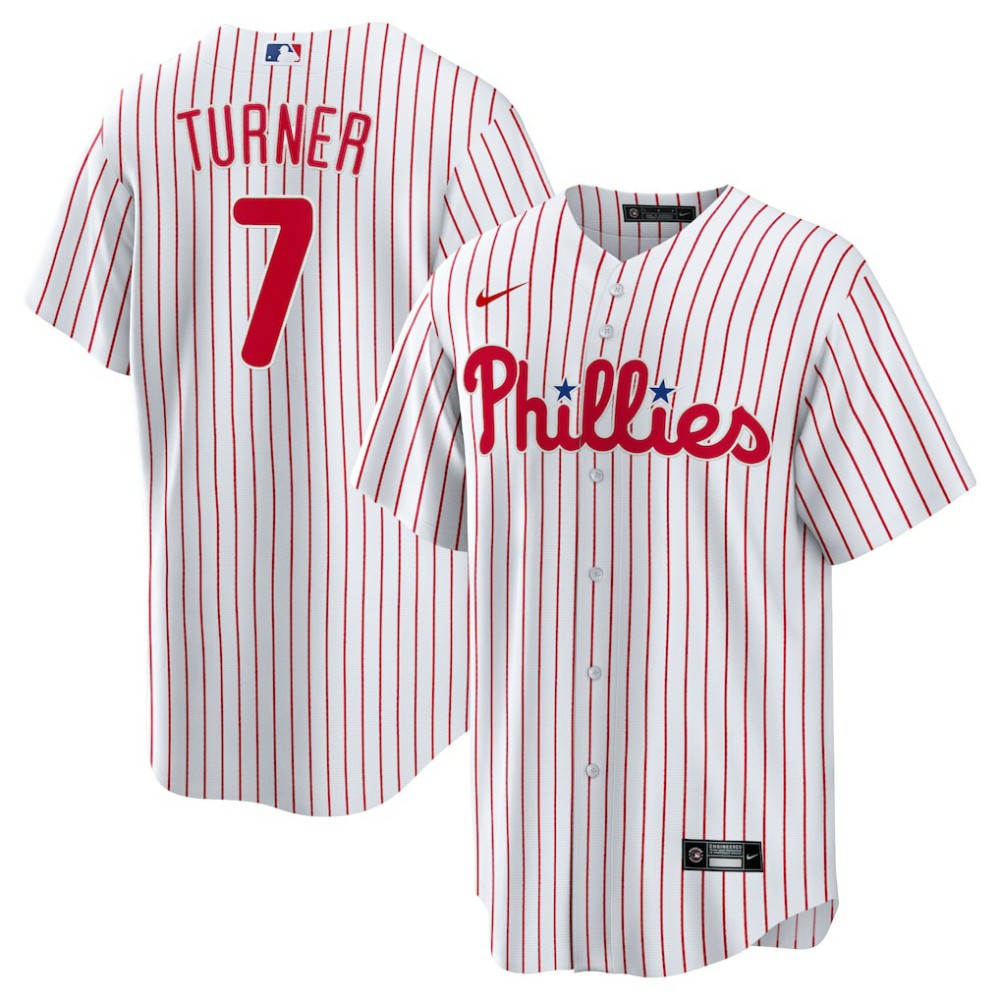 Trea Turner Philadelphia Phillies Nike Home Replica Player Jersey - MLB