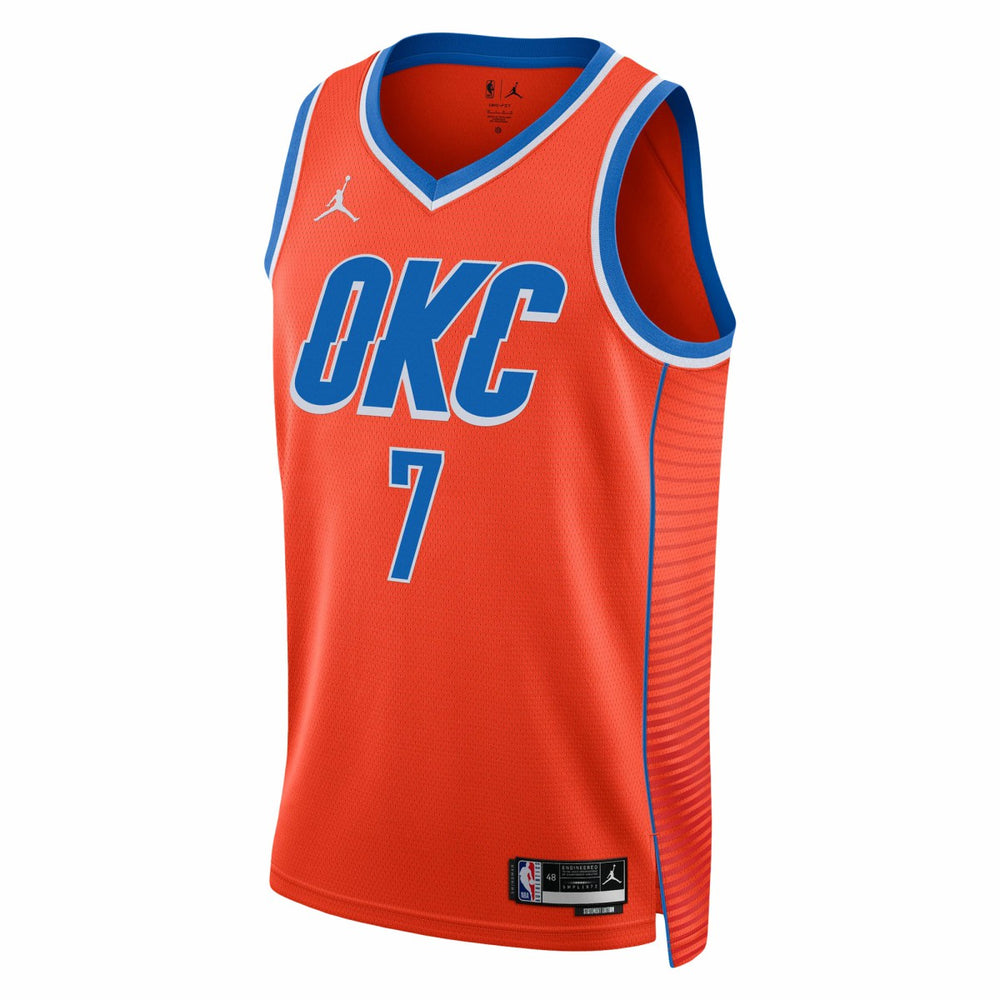 Chet Holmgren Oklahoma City Thunder Jordan Brand Unisex Swingman Jersey Statement Edition Orange - NBA