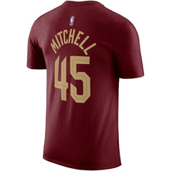 Donovan Mitchell Cleveland Cavaliers Icon 2022/23 Name & Number T-Shirt Burgundy - NBA