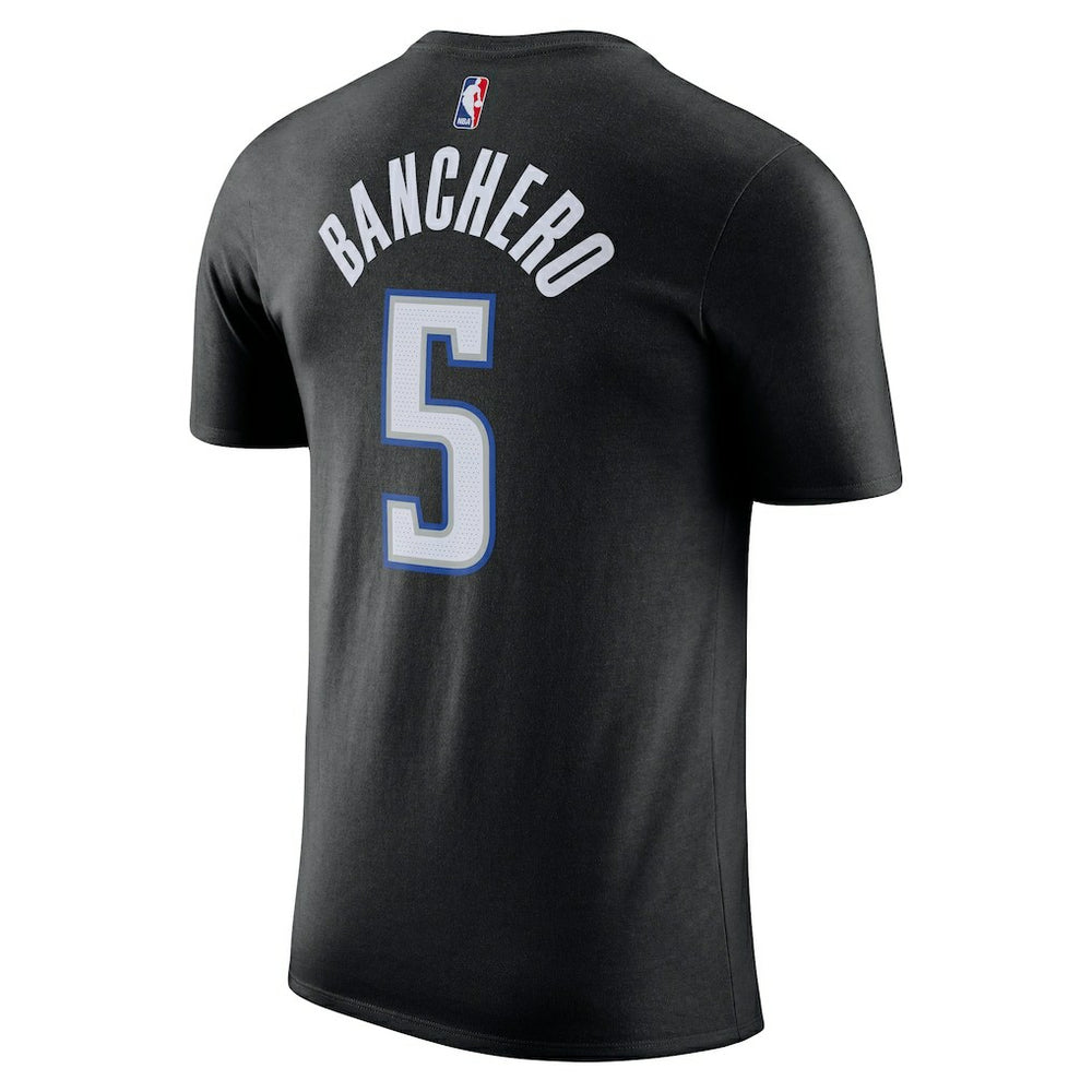 Paolo Banchero Orlando Magic Icon 2022/23 Name & Number T-Shirt Black - NBA