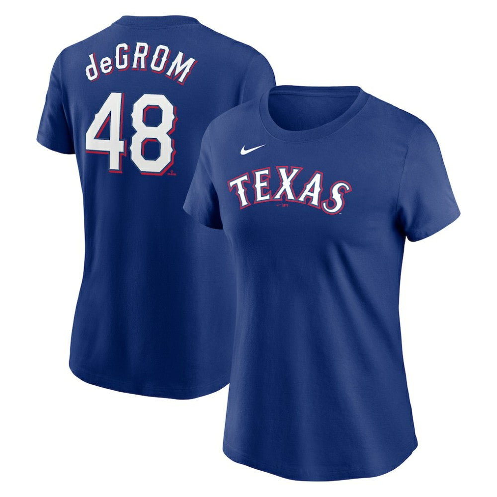Jacob deGrom Texas Rangers Nike Women's 2023 Name & Number T-Shirt - MLB