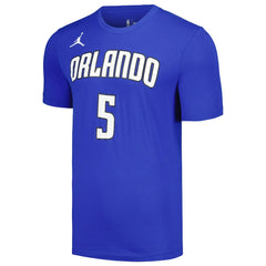 Paolo Banchero Orlando Magic Jordan Brand 2022/23 Statement Edition Name & Number T-Shirt Blue - NBA
