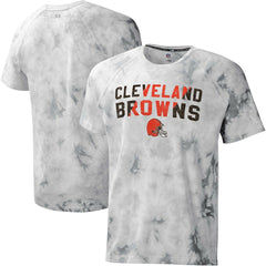 Cleveland Browns MSX by Michael Strahan Resolution Tie-Dye Raglan T-Shirt Gray | NFL