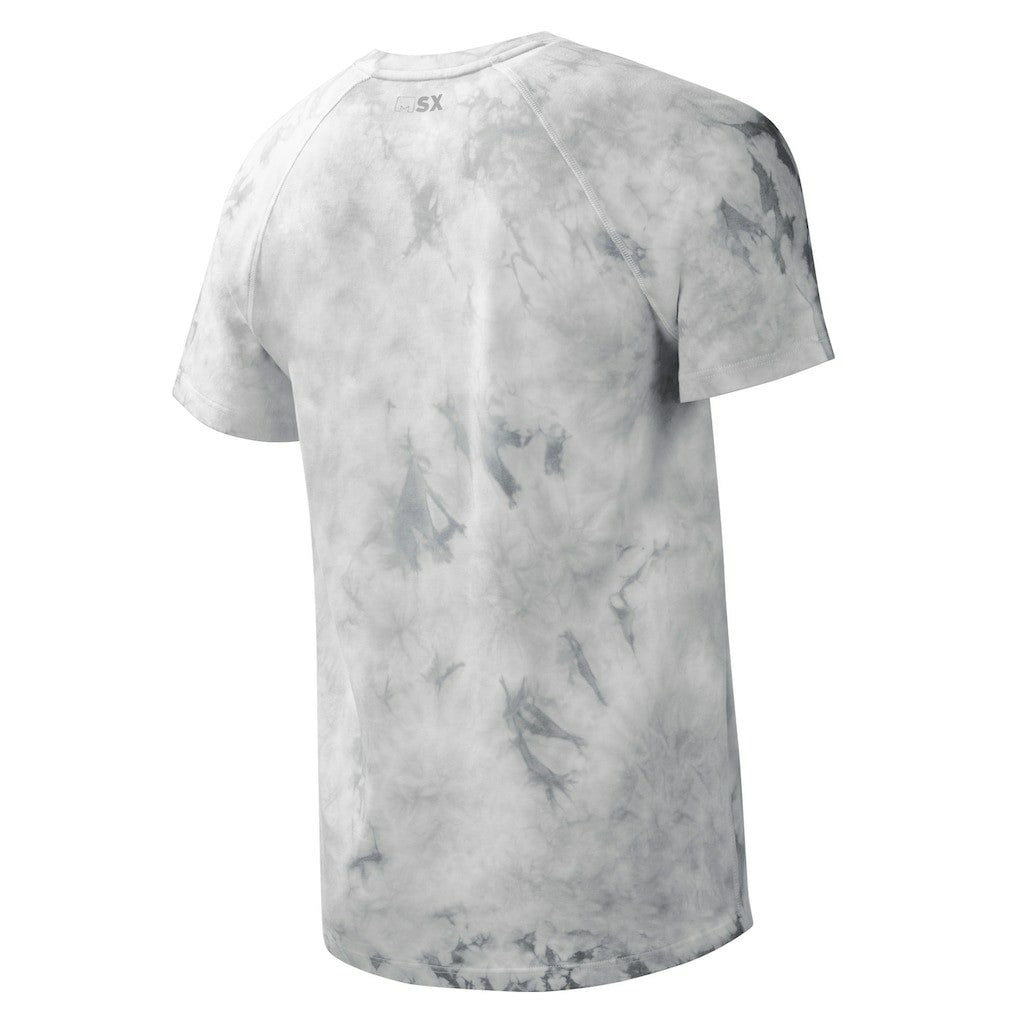 Cleveland Browns MSX by Michael Strahan Resolution Tie-Dye Raglan T-Shirt Gray | NFL