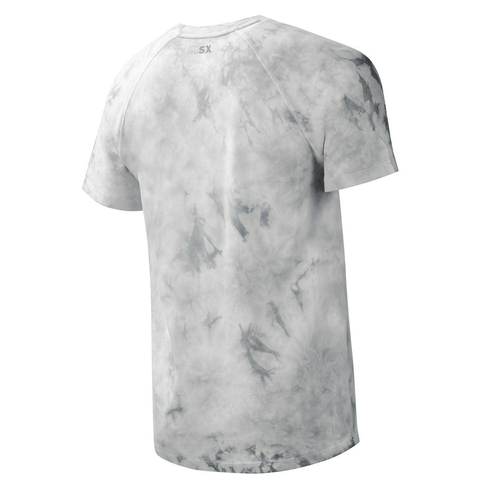 Cleveland Browns MSX by Michael Strahan Resolution Tie-Dye Raglan T-Shirt Gray | NFL