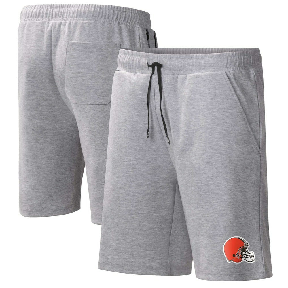 Cleveland Browns MSX by Michael Strahan Trainer Shorts Heather Gray | NFL