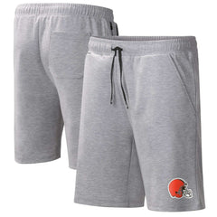 Cleveland Browns MSX by Michael Strahan Trainer Shorts Heather Gray | NFL