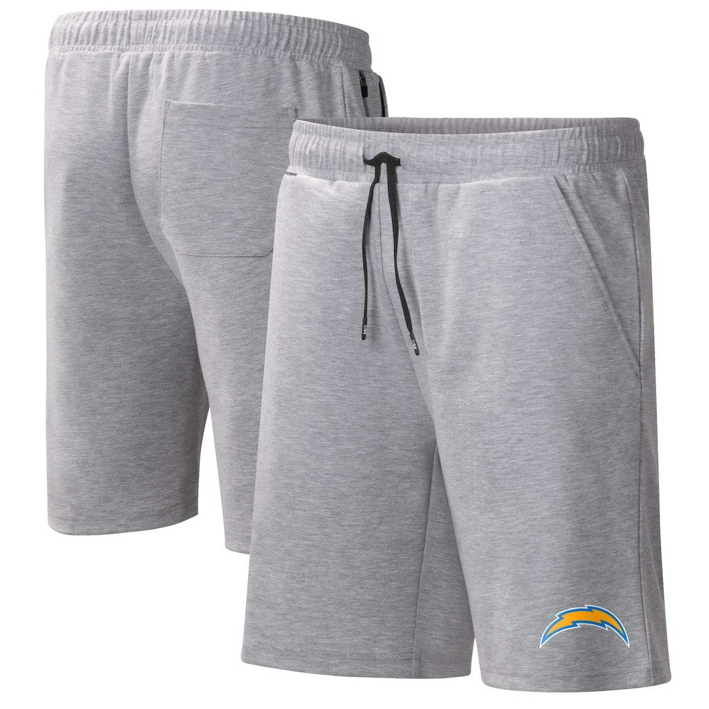 Los Angeles Chargers MSX by Michael Strahan Trainer Shorts Heather Gray | NFL