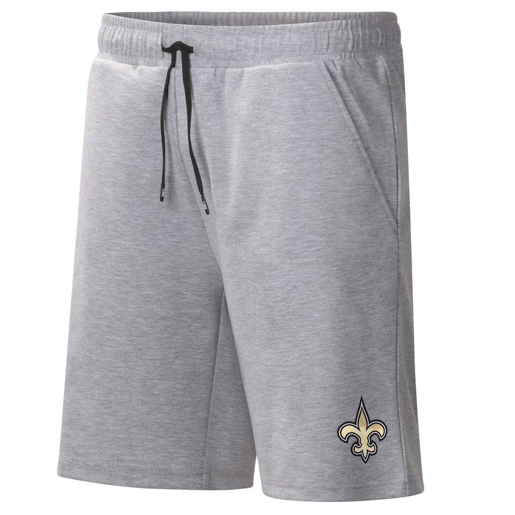 New Orleans Saints MSX by Michael Strahan Trainer Shorts Heather Gray | NFL