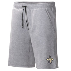 New Orleans Saints MSX by Michael Strahan Trainer Shorts Heather Gray | NFL