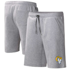 Los Angeles Rams MSX by Michael Strahan Trainer Shorts Heather Gray | NFL