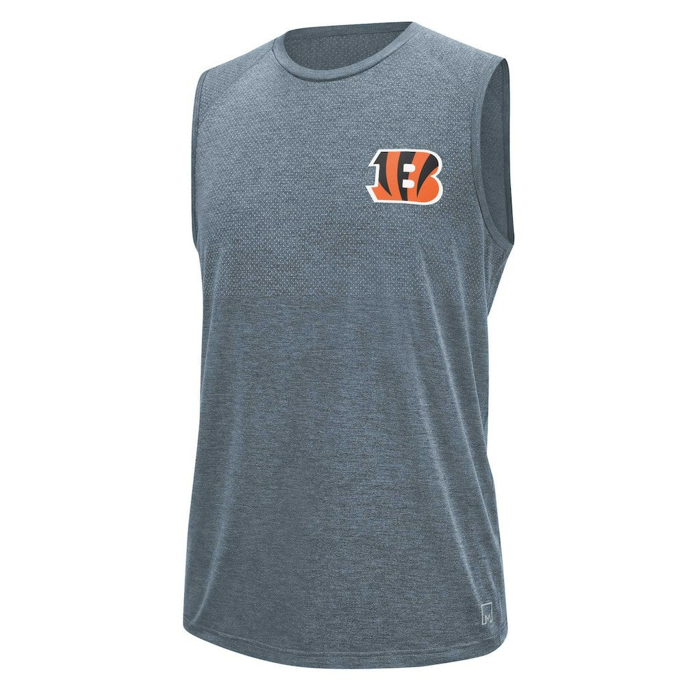 Cincinnati Bengals MSX by Michael Strahan Warm Up Sleeveless T-Shirt Gray | NFL